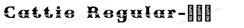 Cattie Regular字体转换